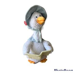 Cuddle Barn 14" Mother Goose Animated Talking Plush Recites 7 Nursery Rhymes